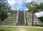 The Ossario, a step pyramid with staircases on all four sides. : Cancun Sept 2012